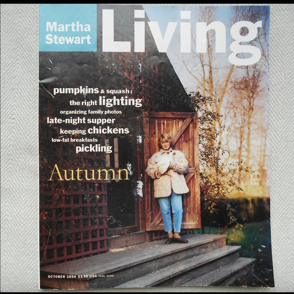 Martha Stewart Living Magazine Oct 1994
